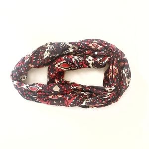 Double-tower scarf snood ethnic boho